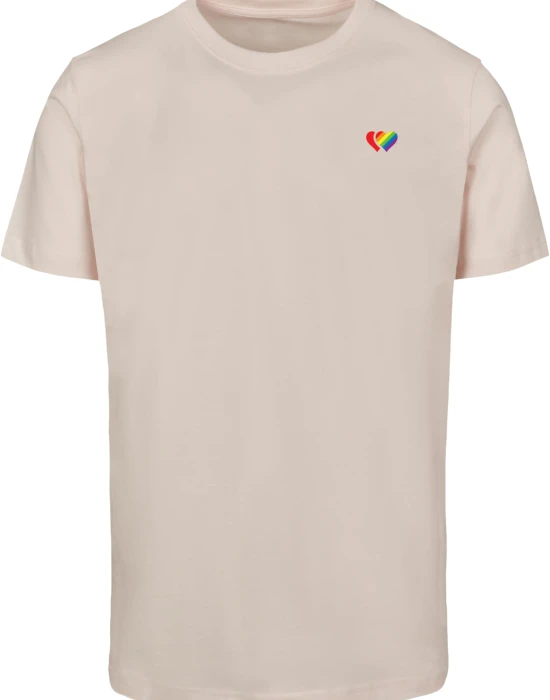 Тениска Double Hearts Pride Tee pink marshmallow XXL