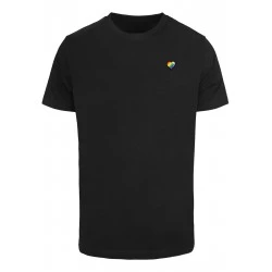 Тениска Glossy Heart Pride Tee black XXL