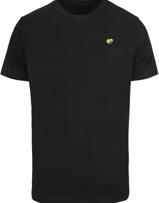 Тениска Glossy Heart Pride Tee black XXL