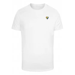 Тениска Glossy Heart Pride Tee white XXL