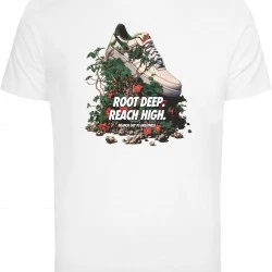 Мъжка тениска в бяло Mister Tee, модел Root Deep.