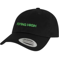 Шапка с козирка Upscale Flying High Dad Cap black one size