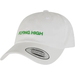 Шапка с козирка Upscale Flying High Dad Cap white one size