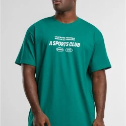 Тениска A Sportsclub Oversize Tee green XXL