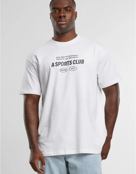 Тениска A Sportsclub Oversize Tee white XXL