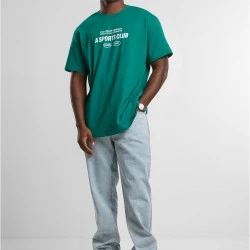 Тениска A Sportsclub Oversize Tee green XXL
