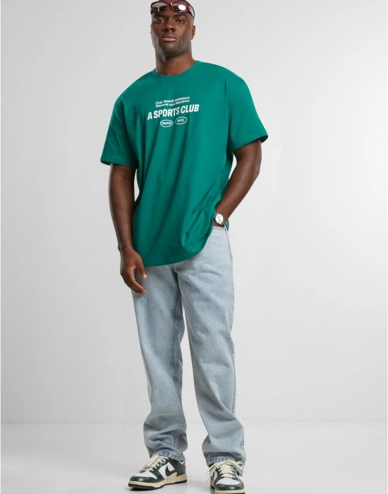 Тениска A Sportsclub Oversize Tee green XXL