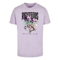 Тениска Righteous Roses Tee lilac XXL