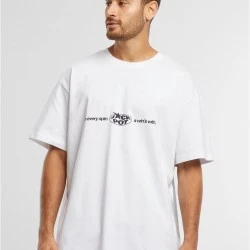 Мъжка бяла тениска Mister Tee Every Spin Wins