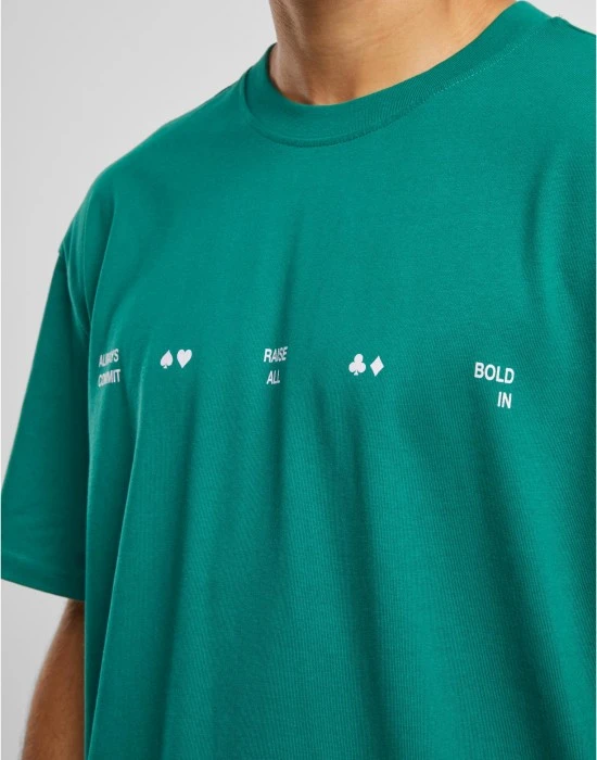 Тениска Highrollers Oversize Tee green XXL