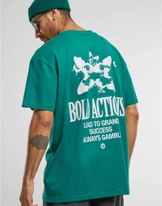 Тениска Bold Actions Oversize Tee green XXL
