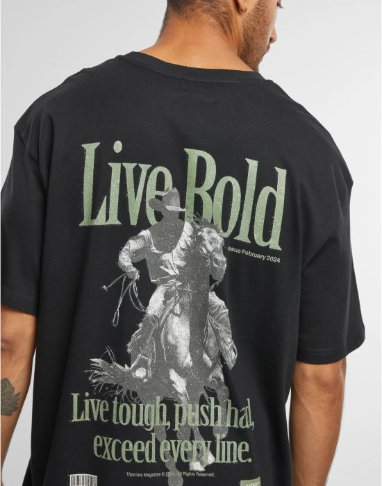 Тениска Live Bold Oversize Tee black XXL