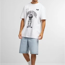 Мъжка бяла тениска Mister Tee Your World Oversize