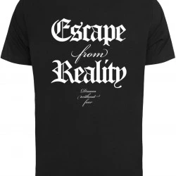 Тениска в черно Mister Tee Escape From Reality