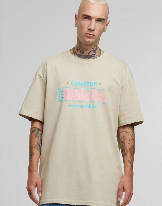 Тениска Compton Athletic Club Oversize Tee sand XXL