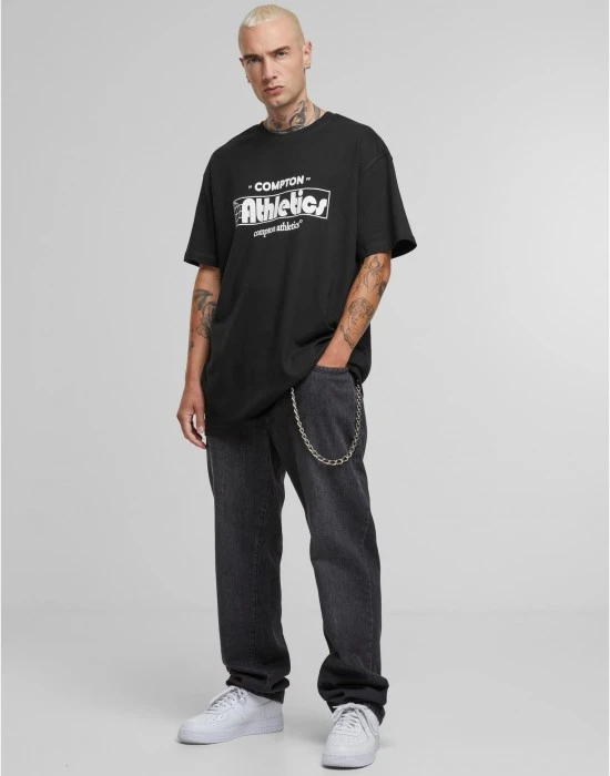Тениска Compton Athletic Club Oversize Tee black XXL