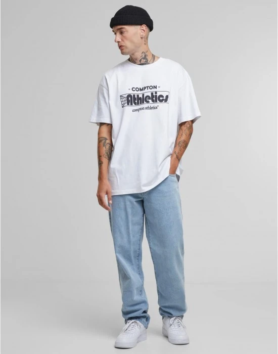 Тениска Compton Athletic Club Oversize Tee white XXL