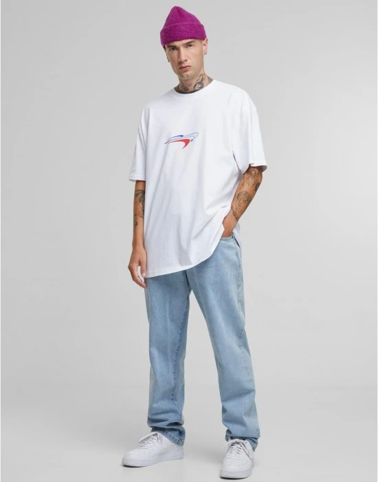 Тениска Boulevard Barb?s Oversize Tee white XXL