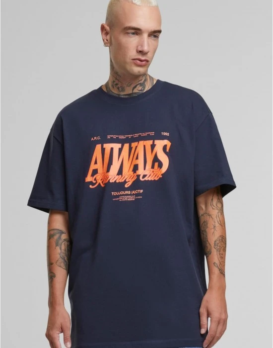 Тениска Always Running Oversize Tee navy XXL
