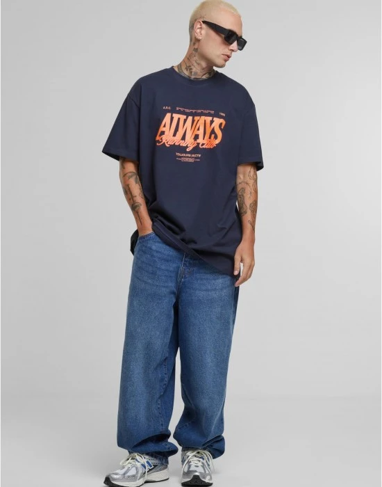Тениска Always Running Oversize Tee navy XXL