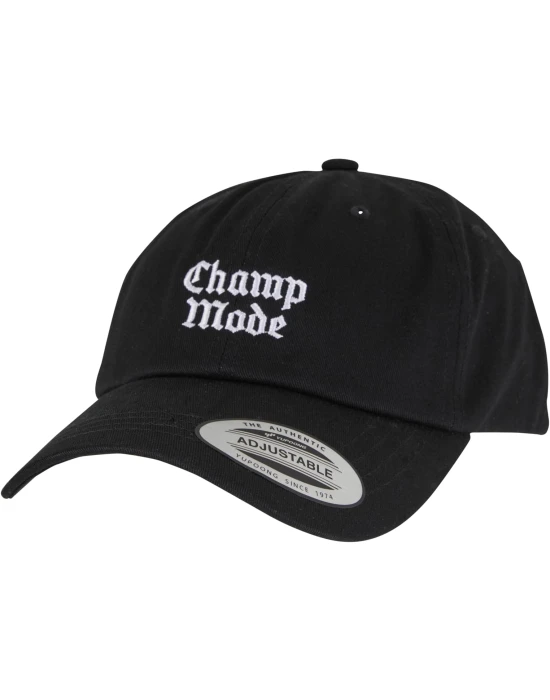 Champ Mode Dad Cap Low Profile Cotton Twill black one size