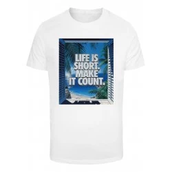 Тениска Life's Short Tee white XXL