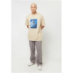 Тениска Post Malone Tracklist Oversize Tee wetsand XXL