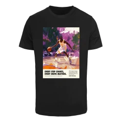 Тениска Every Step Counts Tee black XXL
