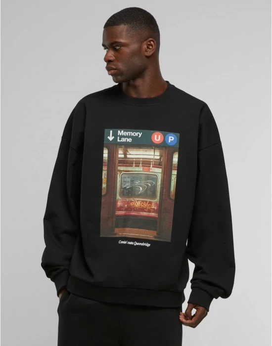 Мъжка блуза в черно Mister Tee Memory Lane, Блузи - Hoodstyle.bg