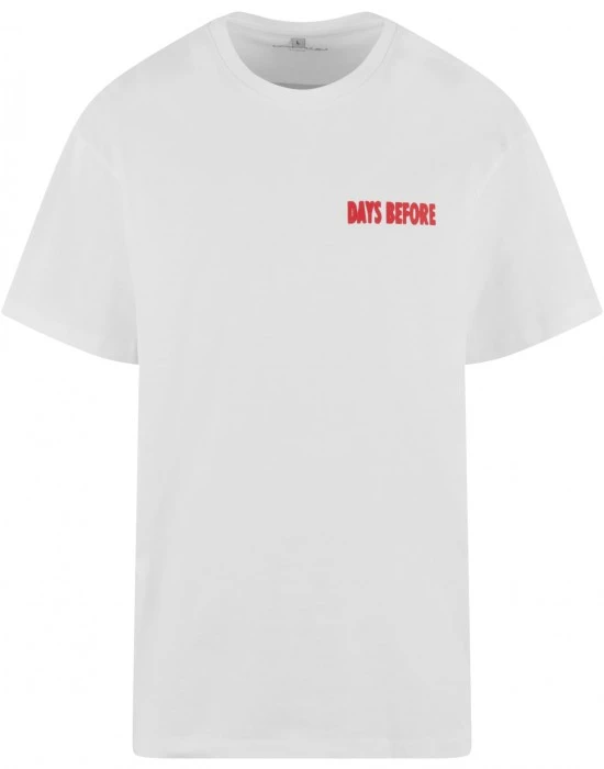Тениска Days Before Overize Tee white XXL