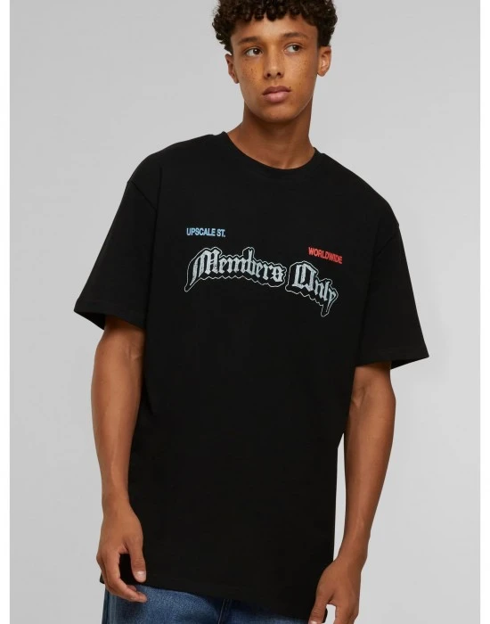 Тениска Only Members Oversize Tee black XXL