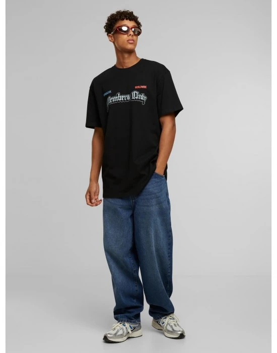 Тениска Only Members Oversize Tee black XXL