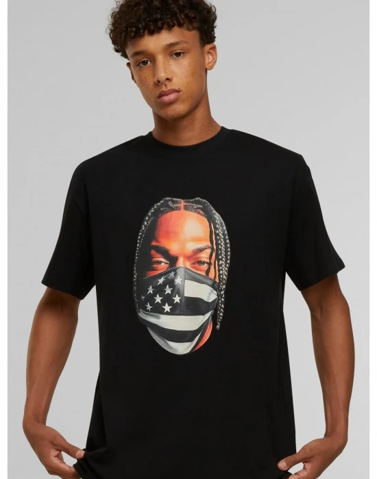 Мъжка овърсайз тениска в черно Mister Tee Psycho Man, Овърсайз - Hoodstyle.bg