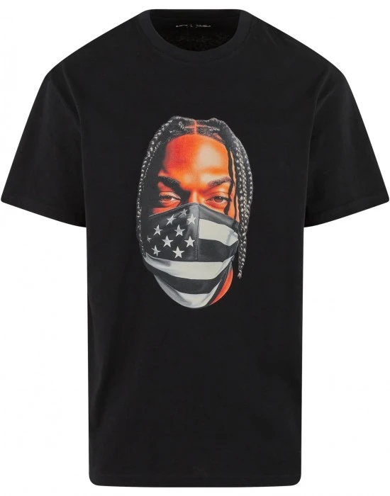 Мъжка овърсайз тениска в черно Mister Tee Psycho Man, Овърсайз - Hoodstyle.bg