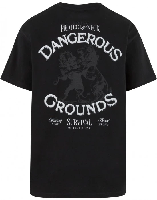 Тениска Dangerous Grounds Oversize Tee black XXL