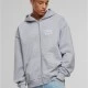 Dangerous Grounds Oversize Zip Hoody heather grey XXL