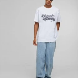Тениска NY Graffiti Oversize Tee white XXL