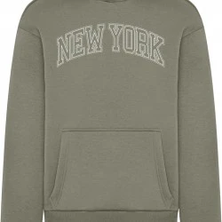 New York Fluffy Hoody paleolive XXL