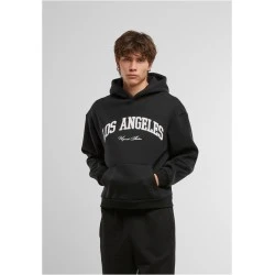 L.A. College Fluffy Hoody black XXL