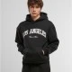 L.A. College Fluffy Hoody black XXL