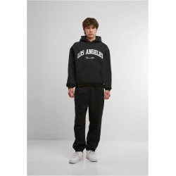 L.A. College Fluffy Hoody black XXL
