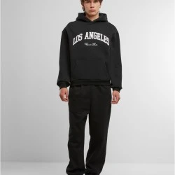 L.A. College Fluffy Hoody black XXL