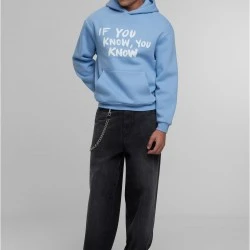 If You Know Fluffy Hoody powderblue XXL