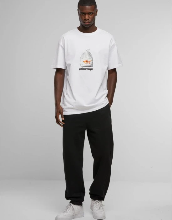Тениска Poisson Rouge Heavy Oversize Tee white XXL