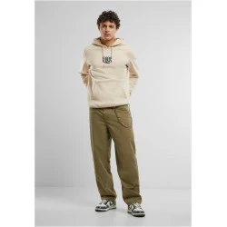 NYC Old English Wording Patch Hoody sand XXL