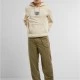 NYC Old English Wording Patch Hoody sand XXL