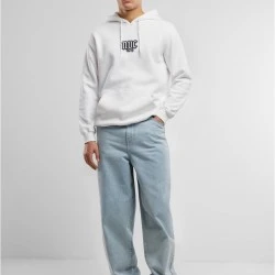 NYC Old English Wording Patch Hoody white XXL