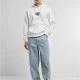 NYC Old English Wording Patch Hoody white XXL