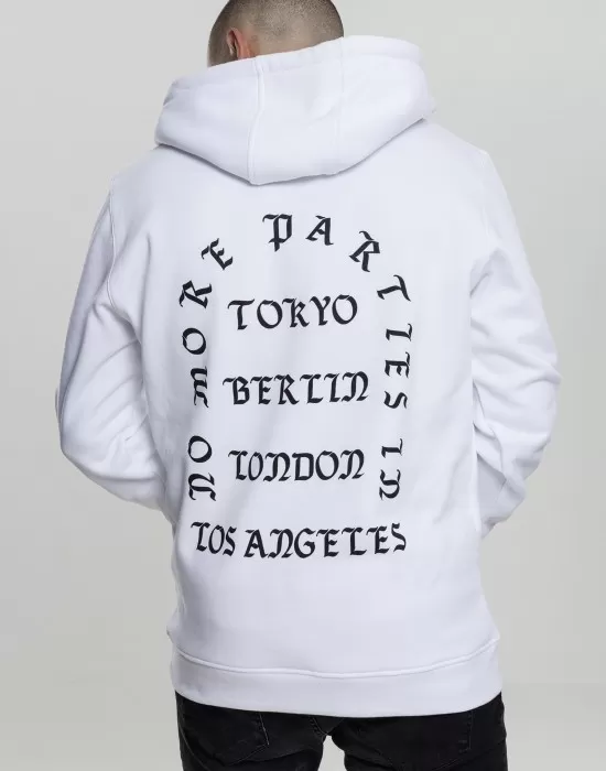 Мъжки суичър Mister Tee LA в бял цвят, Суичъри - Hoodstyle.bg