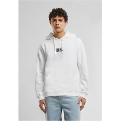 USA College Wording Patch Hoody white XXL